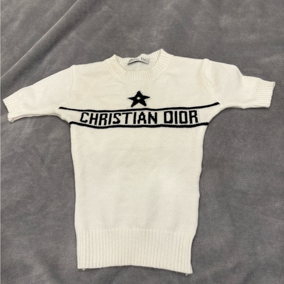 Dior Tops - Dior White Womens Sweater